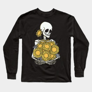 Dark Blooming Long Sleeve T-Shirt